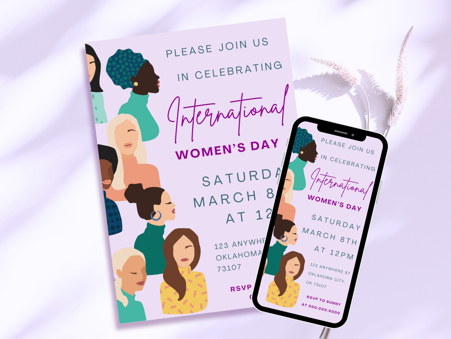womens day brunch invitation