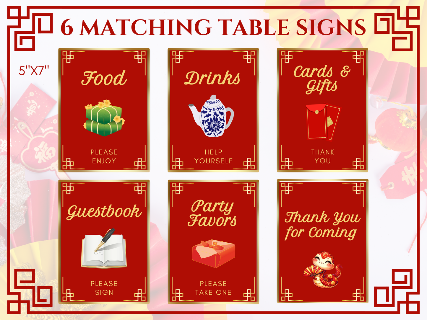 100 Day Celebration Party Bundle | Year of the Snake | Digital | Printable | Editable