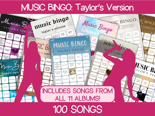 Swift Music Bingo With Playlist