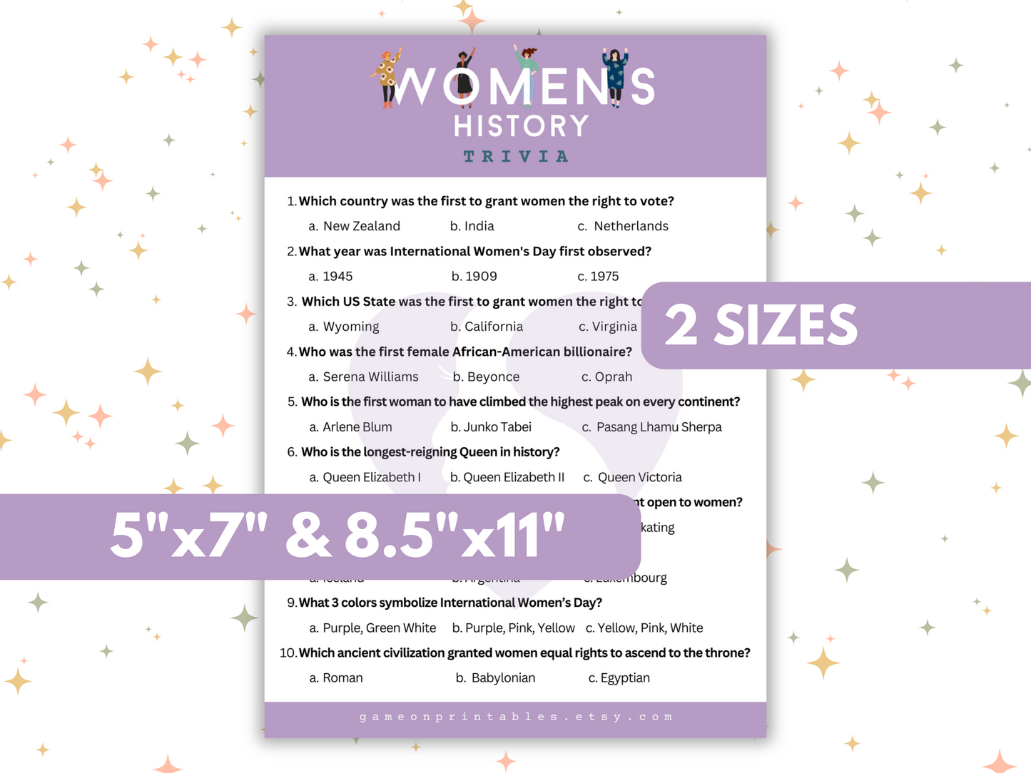 Women's History Trivia