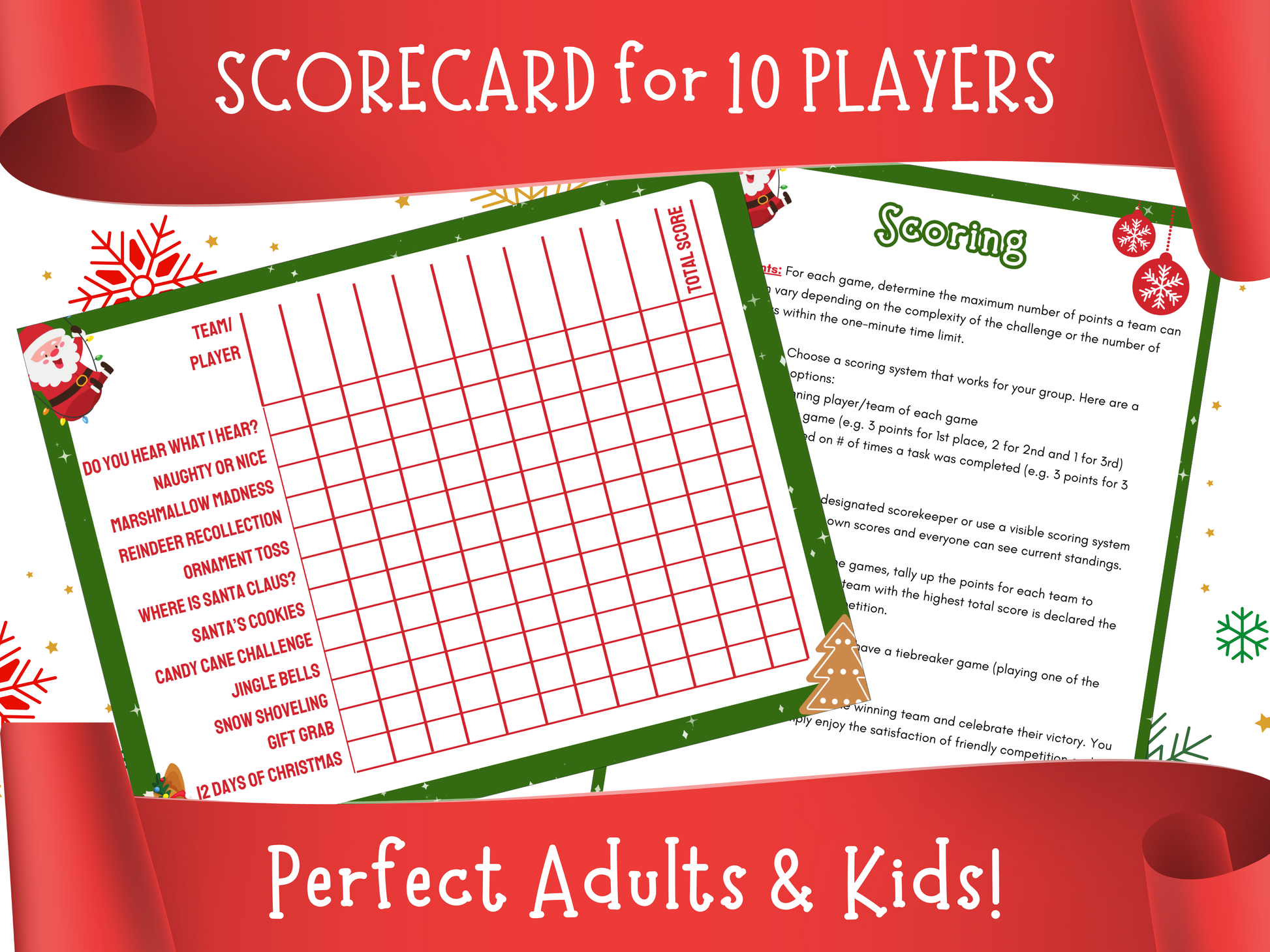 Christmas minute to win it games